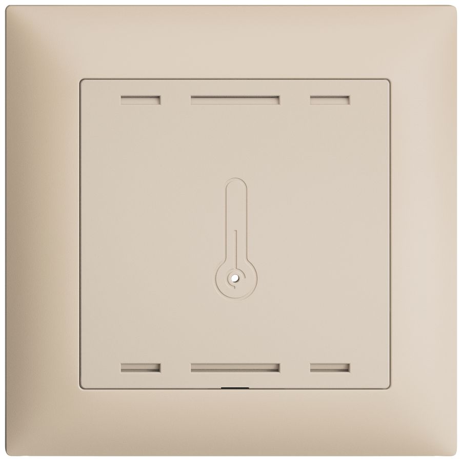 UP-Abdeckset EDIZIOdue Wiser für Raumtemperatursensor 88×88mm cr