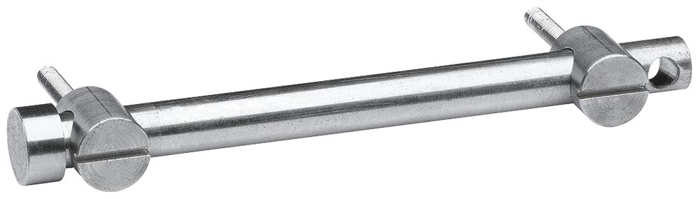 Kit di chiusura robusto per coperchio a cerniera cromato