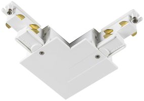 L-Verbinder SLV S-TRACK DALI 5-polig Erdung links weiss