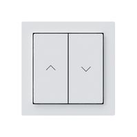 KNX-Storentaster Hager BA kallysto A 2-fach 60×60mm weiss