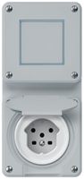 UP-Kombination robusto Wechselschalter Steckdose T15 86×146mm grau
