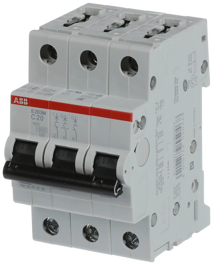 Disgiuntore ABB S203M-C20 20A C 10kA