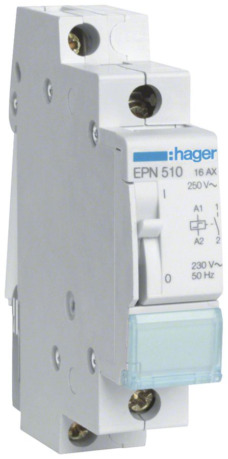 REG-Schrittschalter Hager 1TE 230VAC 110VDC 0 Öffner 1 Schliesser 0 Wechsler