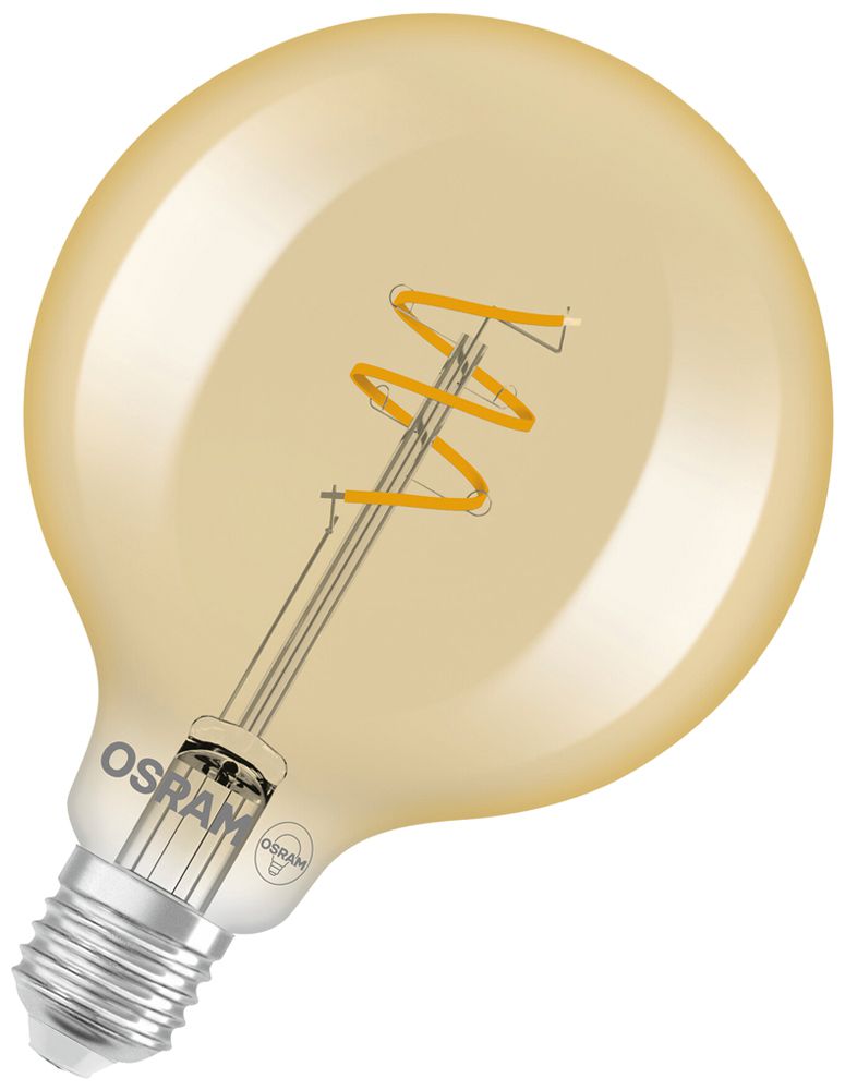 Lampada LED LEDVANCE Vintage 1906 E27 4.9W 470lm 922 REG oro Ø95×139mm