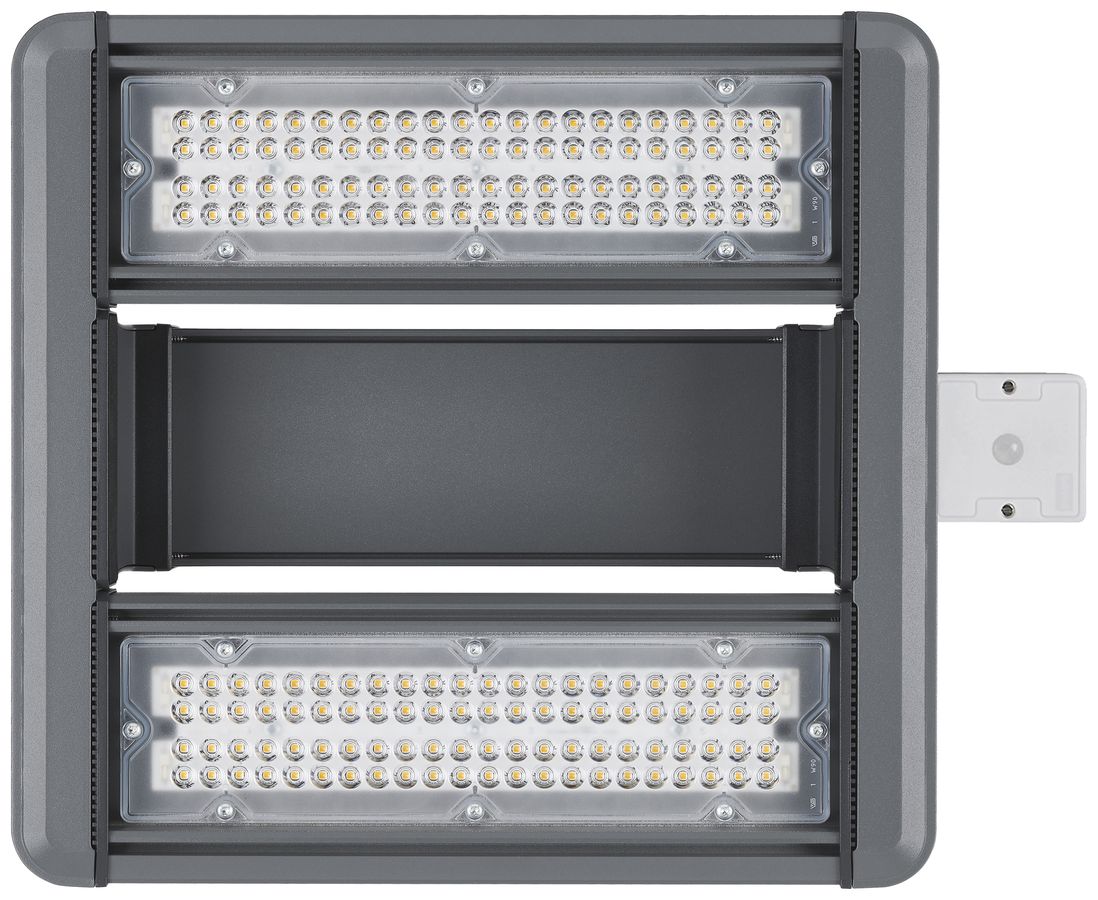 Proiett.capann.LED Sylvania Sylbay PIR 95W 14200lm 840 IP65 30°×60° REG 410×386