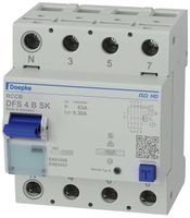 Fehlerstromschutzschalter Doepke 63A 300mA Typ B SK ISO, 4L, Heavy Duty, N links
