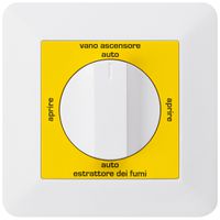 UP-Drehschalter kallysto.trend für Rauchabzug Text italienisch weiss