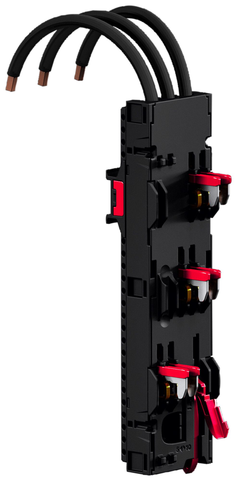 Adaptateur pour barre collectrice RiLineX RX 9360.760 1×barre profil.3P 65A 4pcs