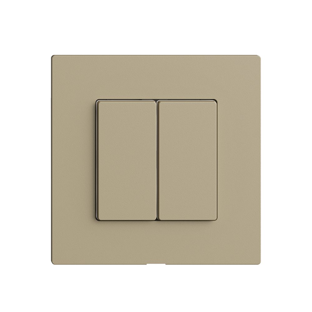 Druckschalter 2K/2T WLAN Edue Wiser sand