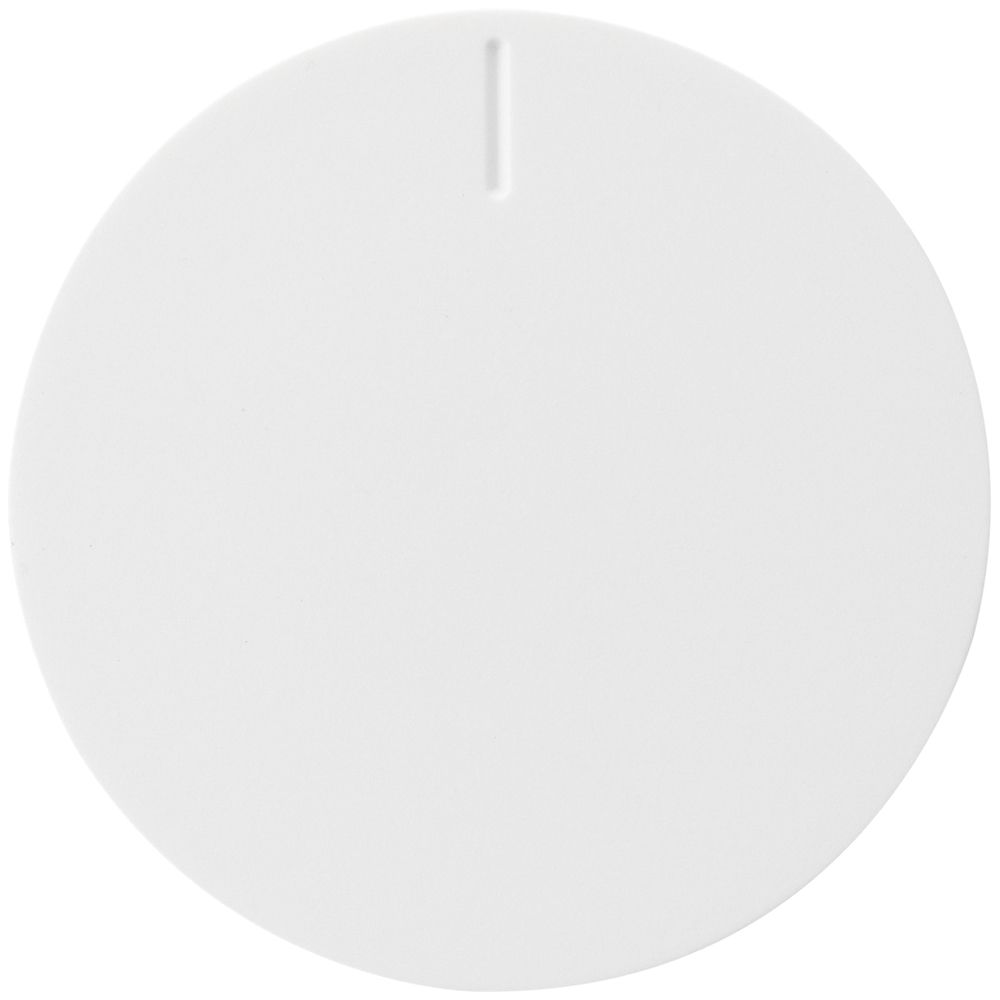 Drehknopf kallysto für Drehlichtregler/Drehzahlsteller weiss