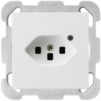 Presa INC Hager kallysto 1×T23 illuminato B bianco ultra