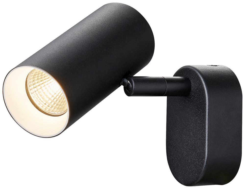 Spot LED SLV NOBLO 6W 740lm 927 VAR 90×105×127mm noir