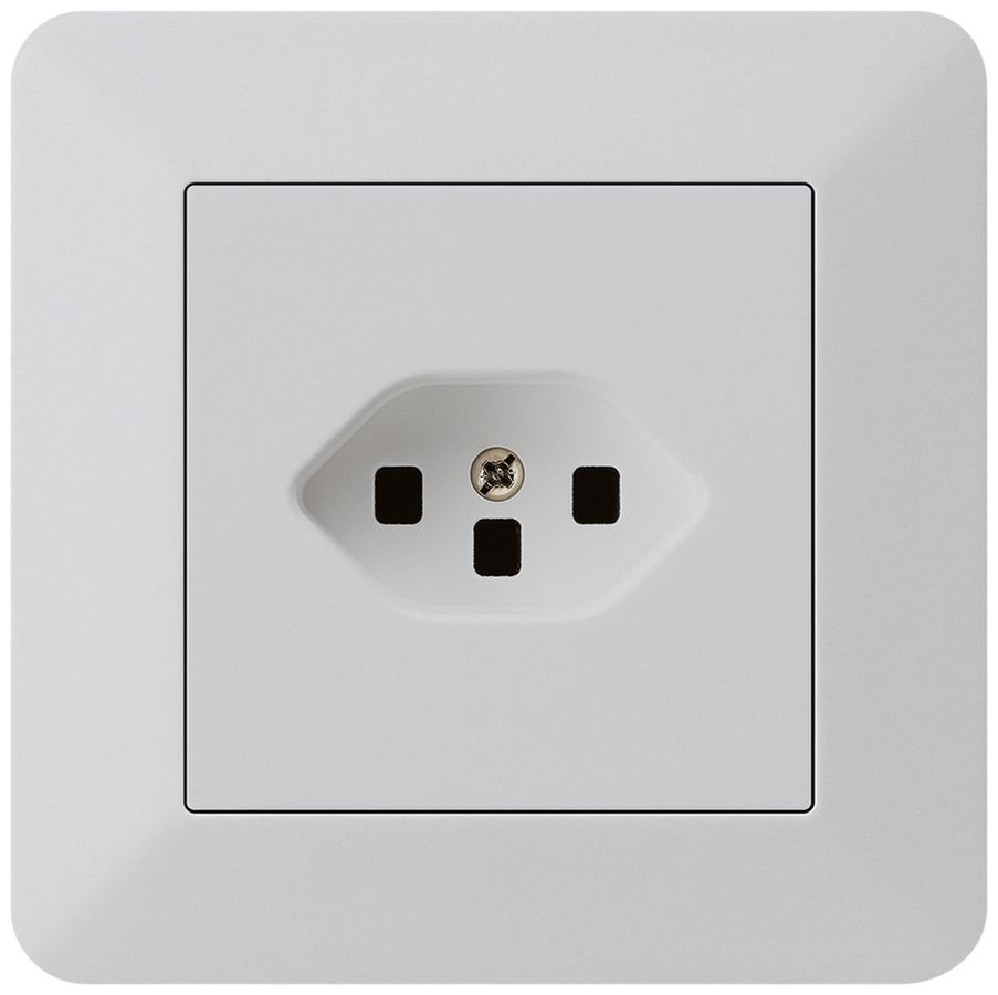 UP-Steckdose kallysto.trend T23 hellgrau mit Steckklemmen