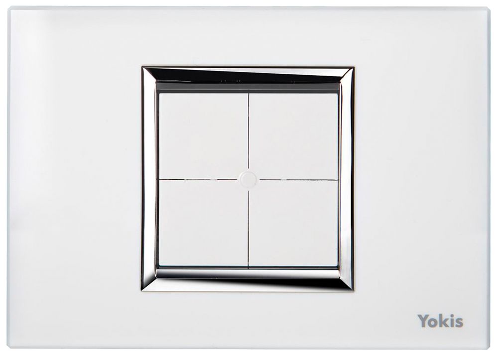 AP-RF-Wandsender Yokis TLM4T503, 4 Tasten weiss