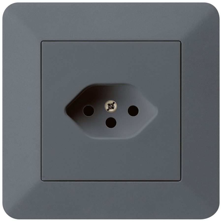 UP-Steckdose kallysto.trend T13 anthrazit mit Kinderschutz