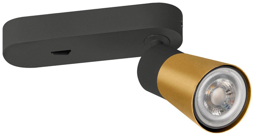 Spot SLV PURI 2.0 Cone CW GU10 1×6W REG Ø55×150×87mm nero/oro