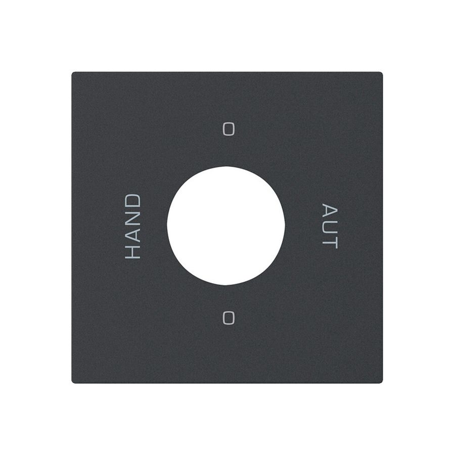 Kit frontale per interruttore chiave S2 60×60 kallysto 0-Hand-0-Aut.nero