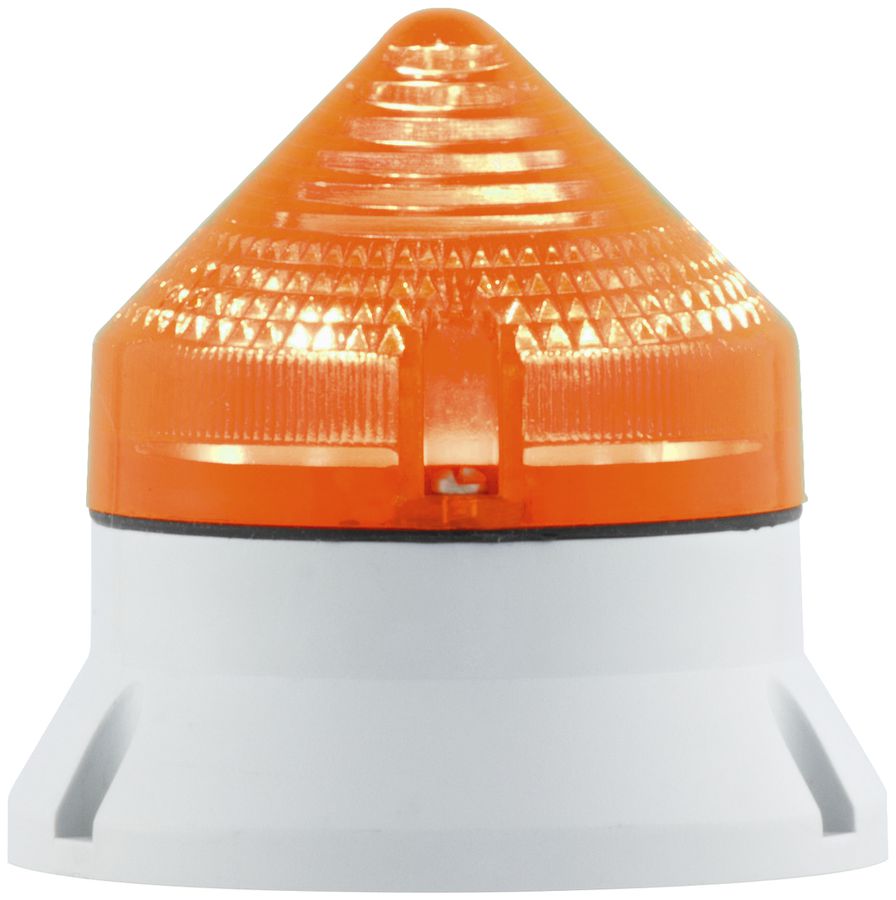 Blinkleuchte Hugentobler CTL600 orange 12/24V AC/DC, IP54, Ø73.5×74.5mm