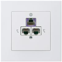 UP-Rückführdose kallysto.pro für 2 DSL weiss