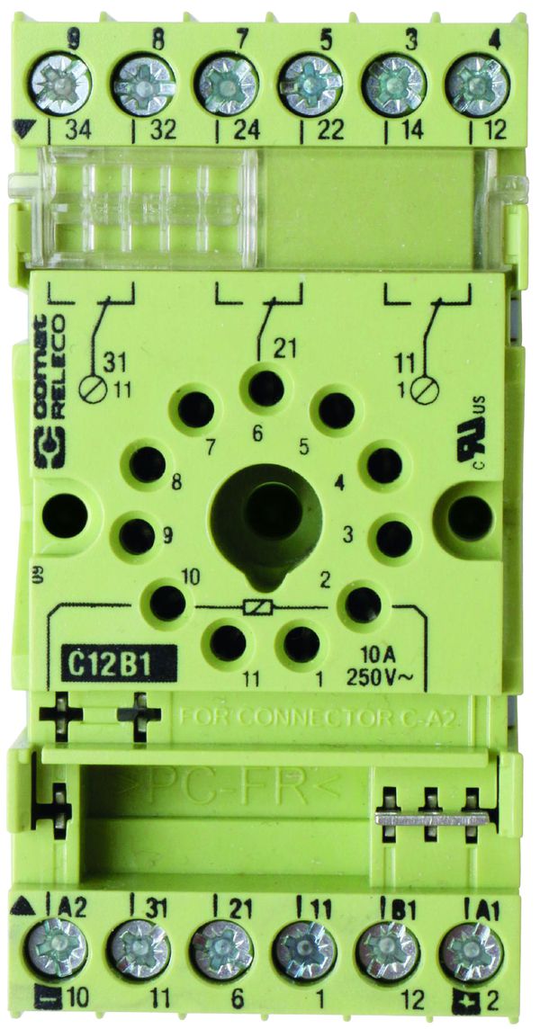 Stecksockel ComatReleco 12L für C31 +C32
