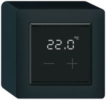 AP-Raumthermostat KNX KAL mit Display LED schwarz