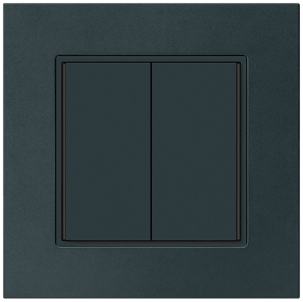 UP-Taster KNX KPR 2×Tasten 4×Betätigungspunkte LED schwarz