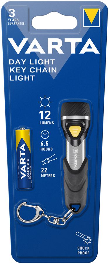 Portachiavi LED VARTA Multi Day Light Key Chain, 12lm, con 1×AAA