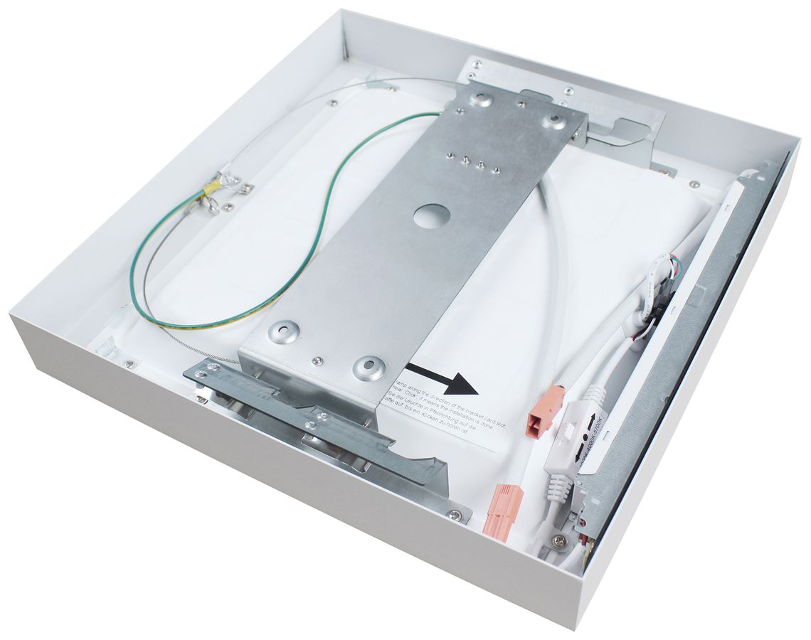 LED-Decken-/Wandleuchte DOTLUX PANELbig-ugr 20W 2800lm IP40 325×48mm weiss