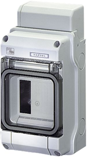 Tableau d.distribution AP Hensel KV PC 6103 s.PE/N borne 1rangée 197×102×92mm