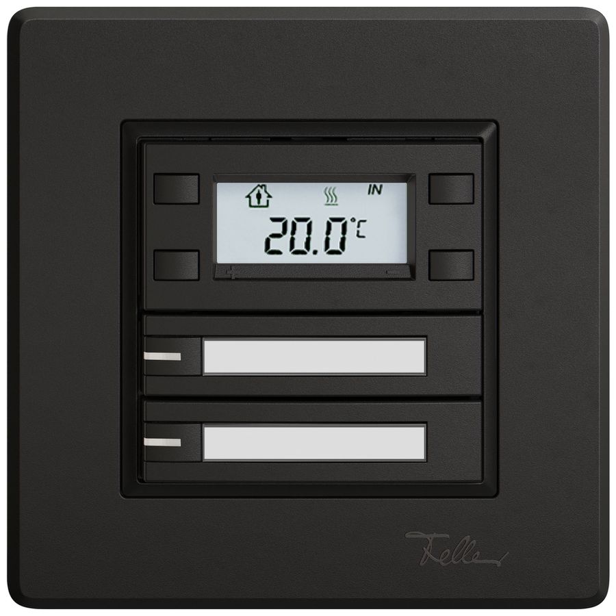 UP-RTH-Taster EDIZIO.liv SNAPFIX® m.RGB-LED Pap.2×Taste 1-Tbed.sz