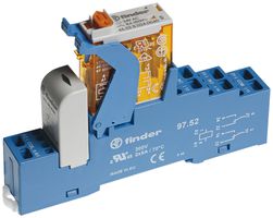 Relè di accoppiamento AMD Finder 4C, 2C 8A/110VAC AgNi morsetti a molla