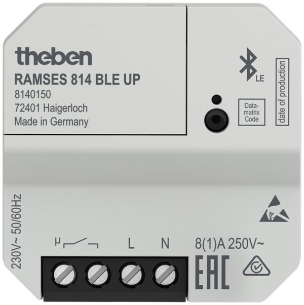 Thermostat à horloge ENC Theben RAMSES 814 BLE blanc