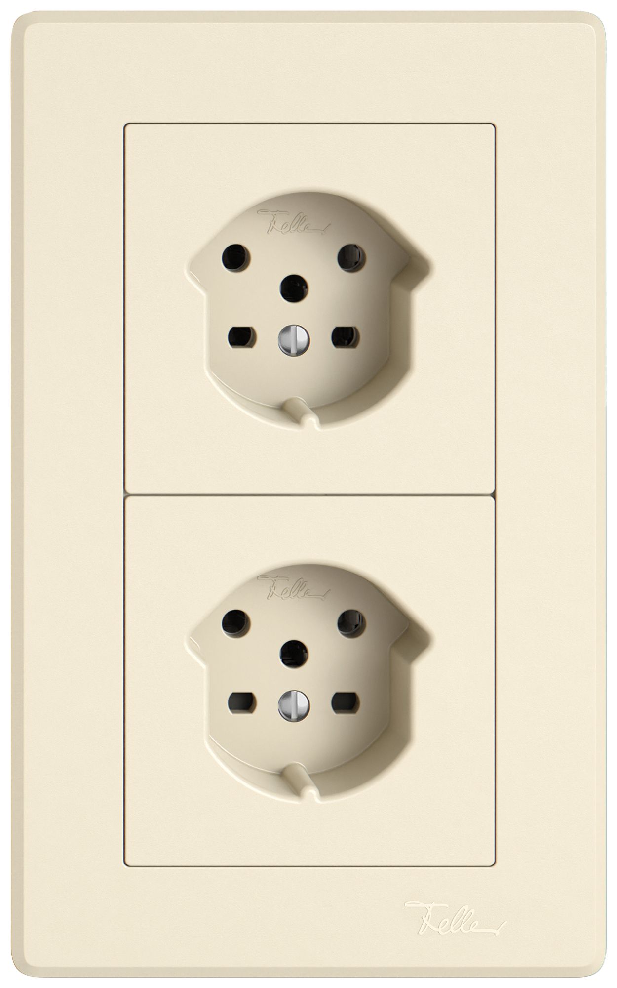 UP-Kombination EDIZIO.liv SNAPFIX® 2×1 156×96mm 1×T15+1×T15 crema