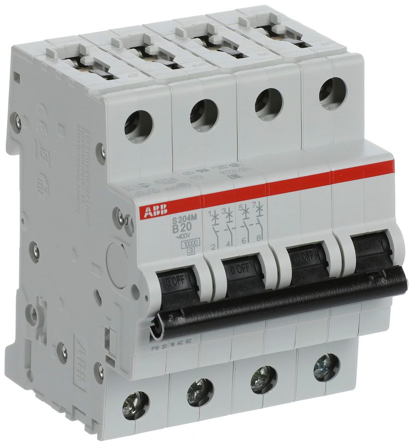 Leitungsschutzschalter ABB S204M-B20 20A B 10kA