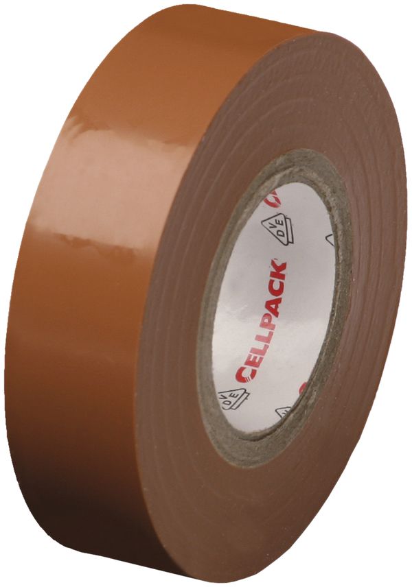 Isolierband Cellpack 128 15mm×10m braun