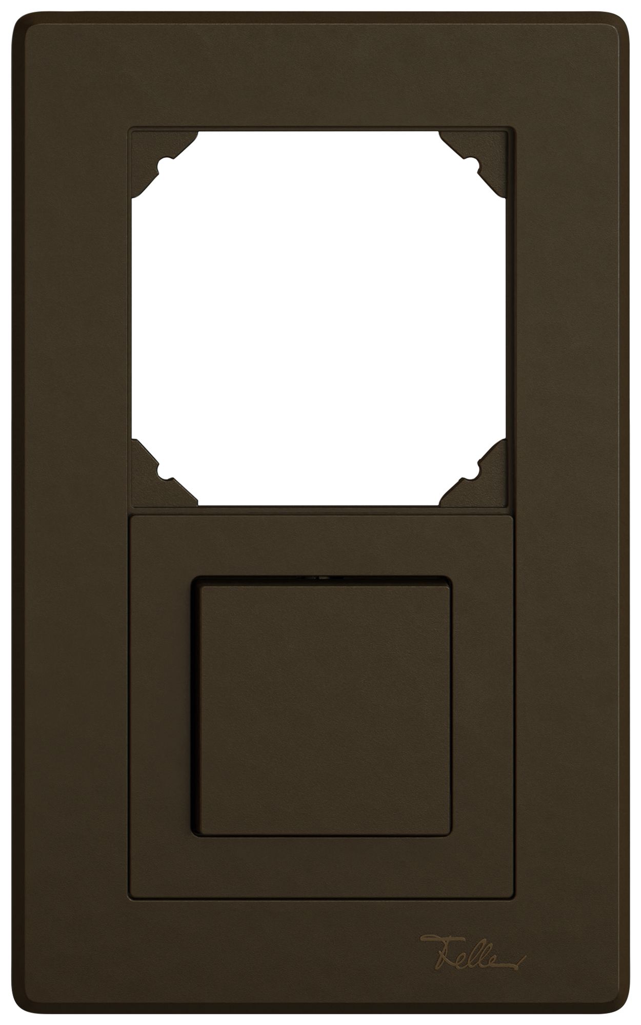 Combinaison ENC EDIZIO.liv SNAPFIX® 2×1 156×96mm vide+schéma 3/1L brun