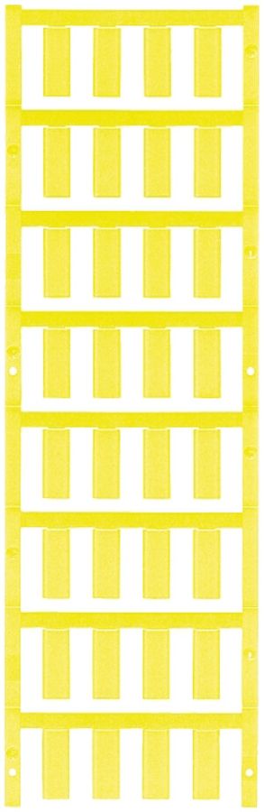 Marqueur de conducteur Weidmüller MultiCard SF p.Ø5.8…7.8mm 21×8.4mm PA66 jaune