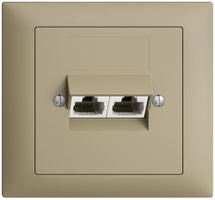 EB-Dose 2×RJ45/u 4P getr. EDIZIOdue sand ITplus