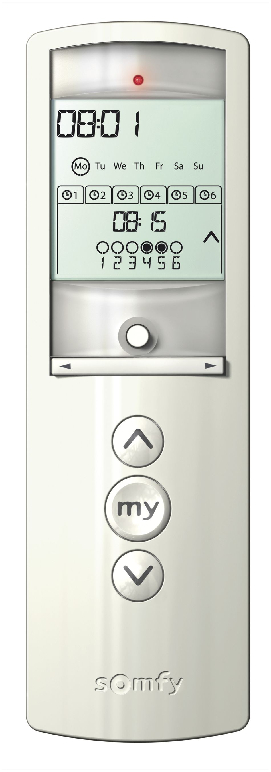 Télécommande RF Somfy TELIS 6 Chronis RTS pure, 6-canal