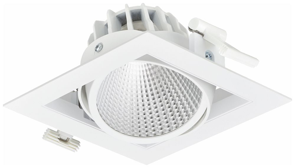 LED-Downlight Philips GreenSpace GD351B 22.5W 3000lm 830 36° 174×174mm weiss