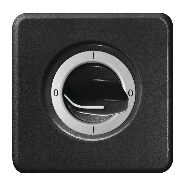 Kit frontal ENC 0-1-0-1 noir pour interrupteur rotatif