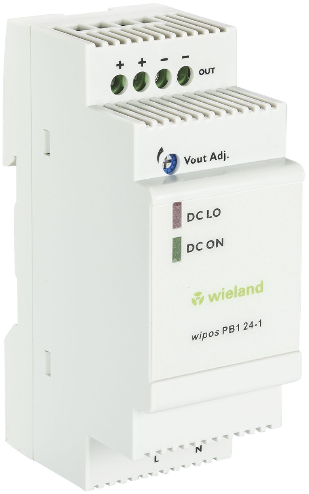 REG-Schaltnetzteil WIPOS 24VDC / 1A, 1-phasig, 2TE