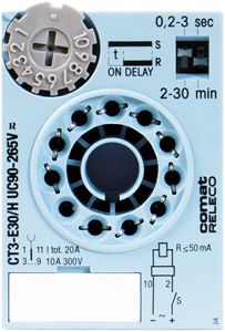 Zeitwürfel ComatReleco CT3-E30/H, Ansprechverzögerung, 200ms…30min 90…265VUC