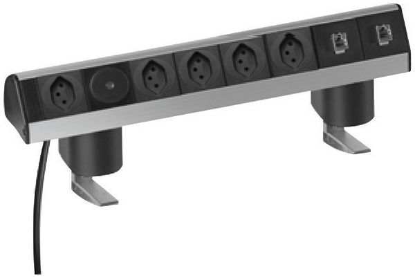 Module ratt.5×T13 avec interr.+2×RJ45 Dock economy Data Term.6