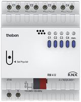 Actionneur-commutateur AMD Theben RM 4 U KNX, 4-fois 16A, 4UM