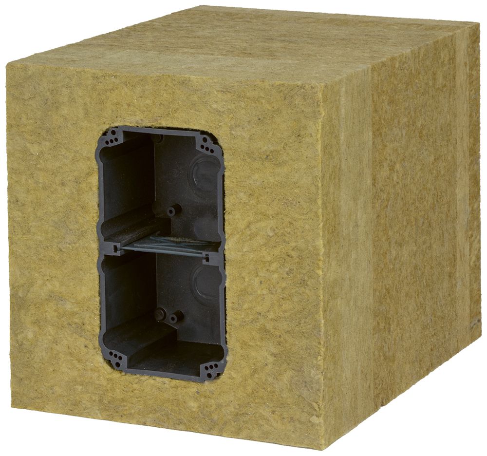Kombidose 2×1 TIE-Systemelement 180…220mm Steinwolle