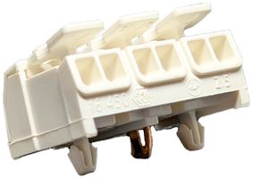 Morsetto di connessione 3P 0.5…2.5mm² leve azionamento messa a terra innesto bi