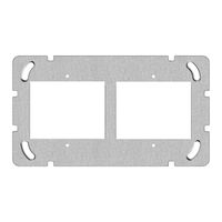 Placca di fissaggio grd.I-I per X1185-… 137×77mm orizzontale