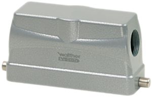 Steckergehäuse Walther PROCON P712724, Gewinde 1×M32, H=65mm, Al