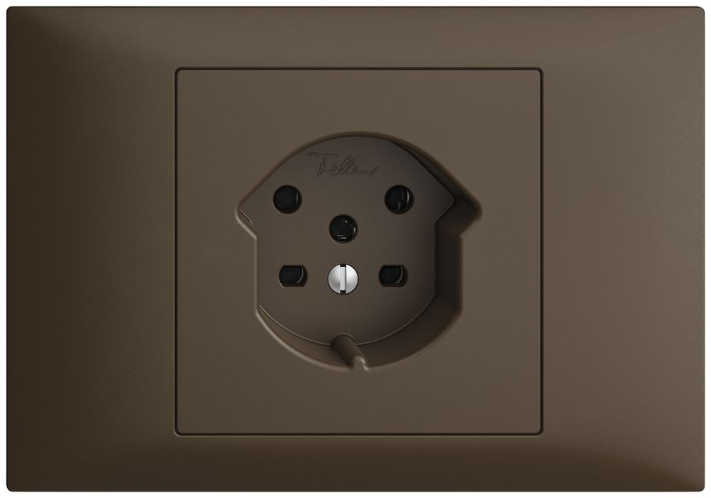 EB-Steckdose EDIZIOdue BKE T15 coffee